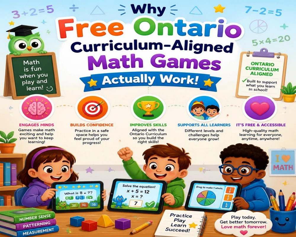 Why Free Ontario Curriculum-Aligned Math Games Actually Work