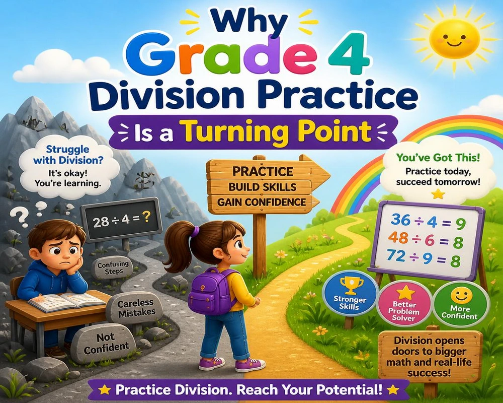 Why Grade 4 Division Practice Is a Turning Point