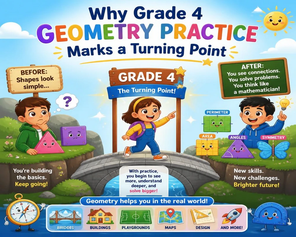 Why Grade 4 Geometry Practice Marks a Turning Point