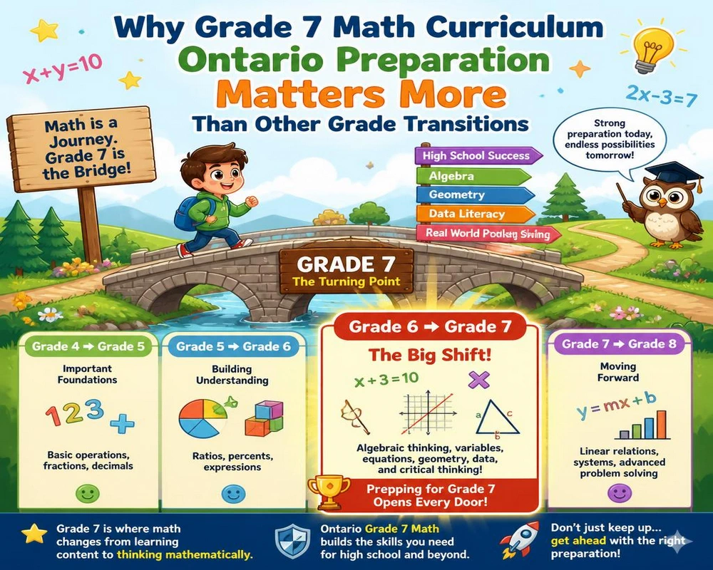 Why Grade 7 Math Curriculum Ontario Preparation Matters More Than Other Grade Transitions