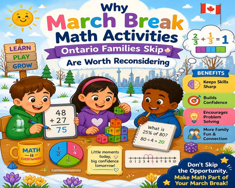 Why March Break Math Activities Ontario Families Skip Are Worth Reconsidering
