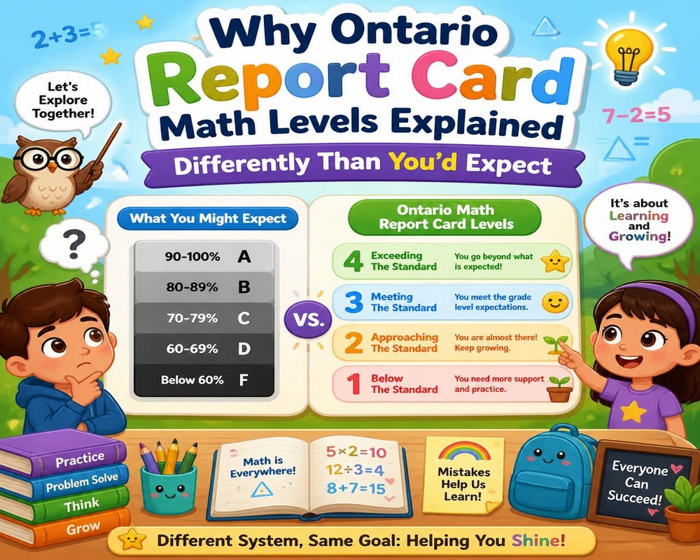 Why Ontario Report Card Math Levels Explained Differently Than You'd Expect
