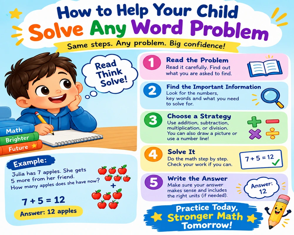 How to Help Your Child Solve Any Word Problem