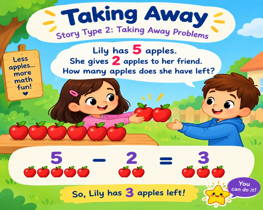 Story Type 2: “Taking Away” Problems