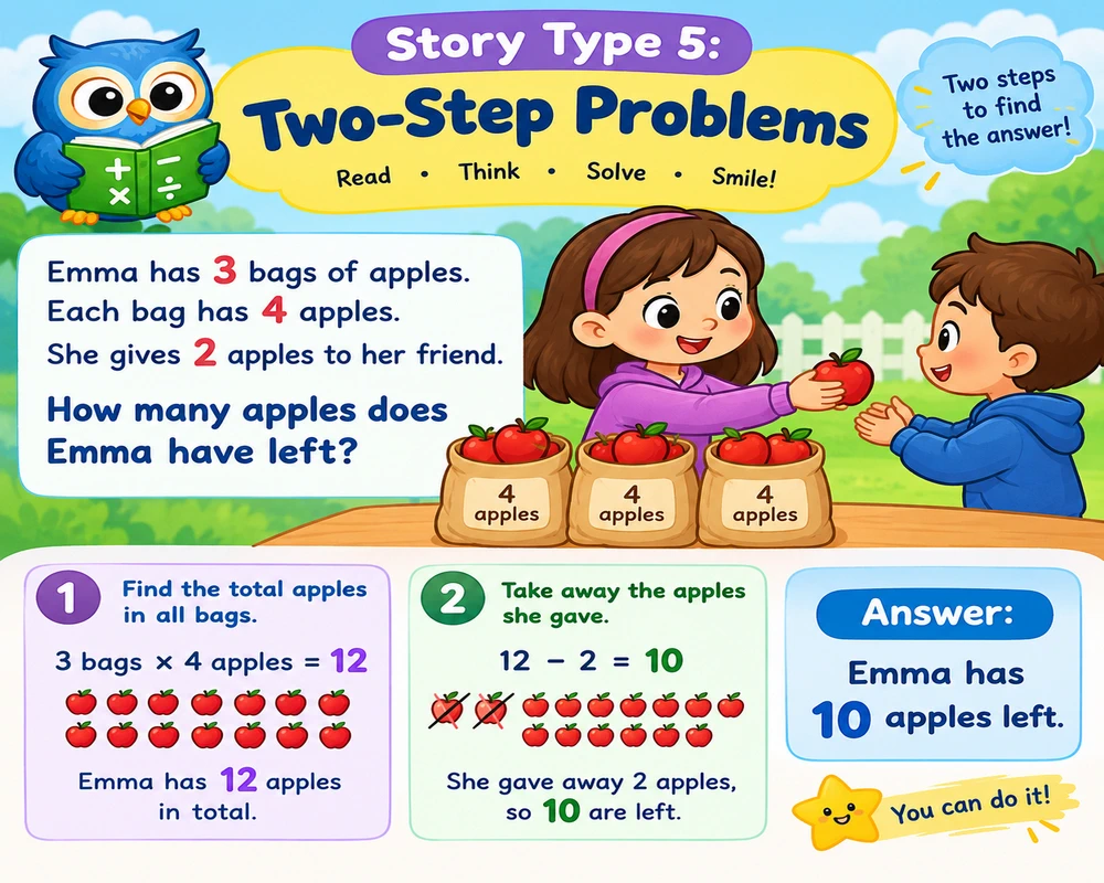 Story Type 5: “Two-Step” Problems