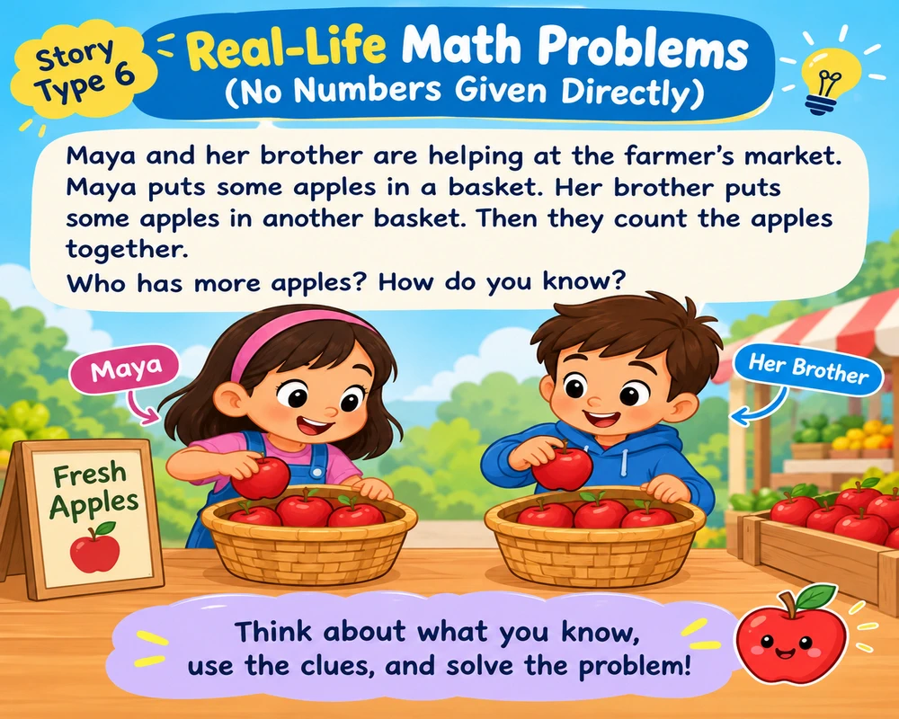 Story Type 6: “Real-Life” Problems Without Numbers Given Directly