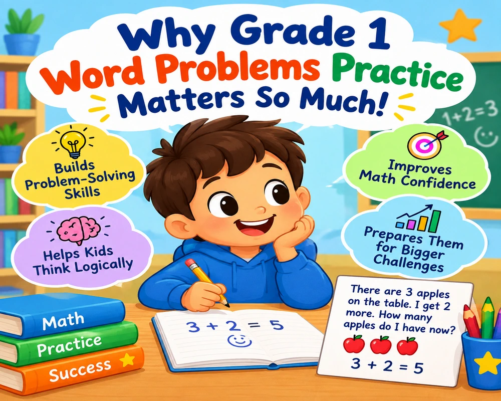 Why Grade 1 Word Problems Practice Matters So Much